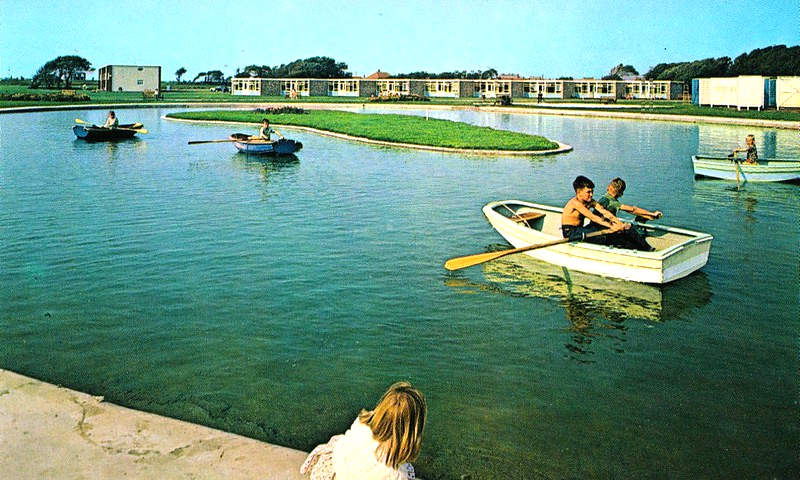 boating lake at Holimarine Burnham on Sea