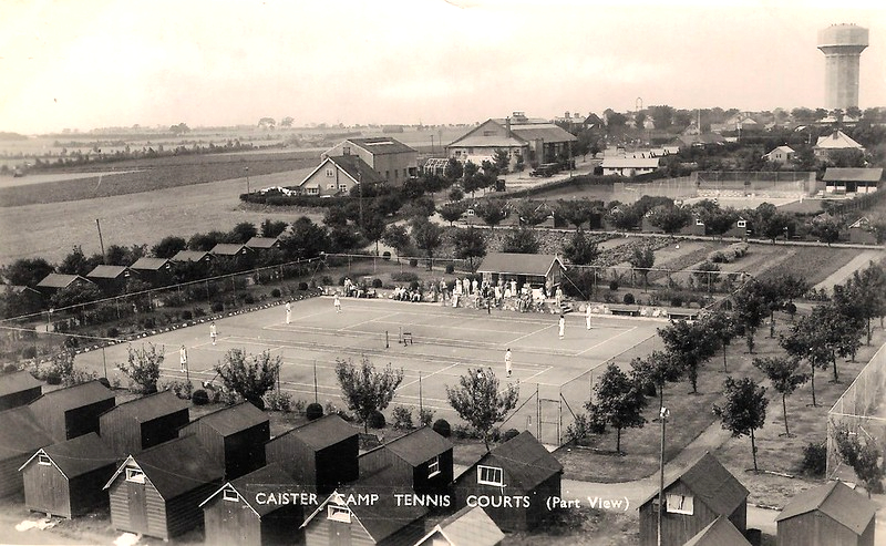 Vintage postcard of Caister Holiday Camp