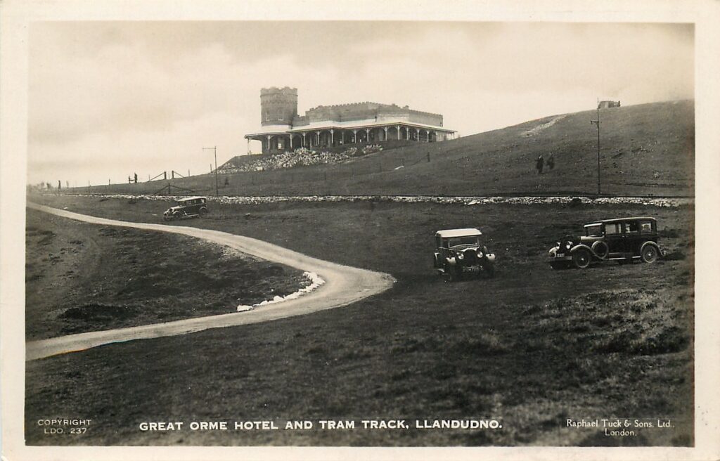 1936 postcard of the great orme summit in llandudno