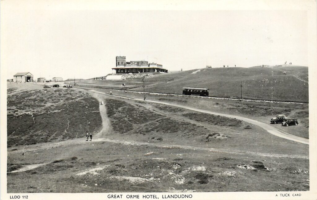 1949 postcard of the great orme summit in llandudno