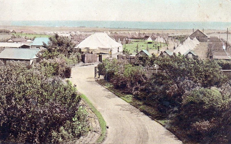 vintage postcard of Caister Holiday Camp 