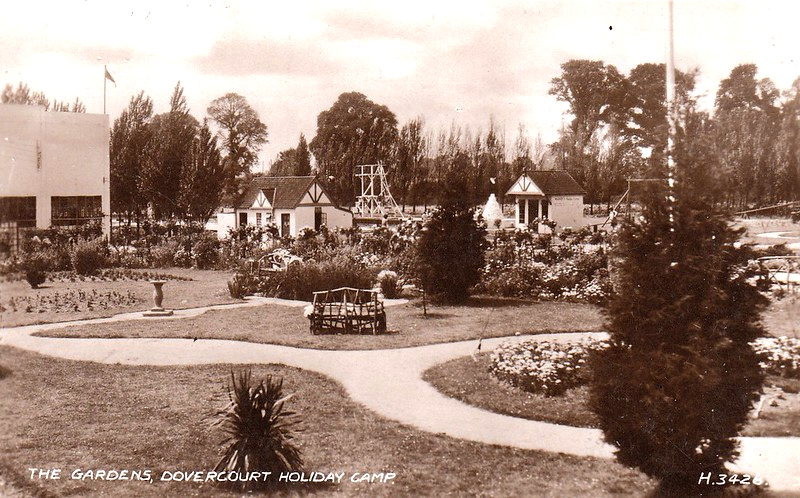 vintage postcard of Warners Dovercourt Bay Holiday Camp