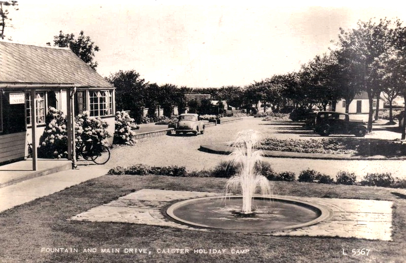 vintage postcard of Caister Holiday Camp 