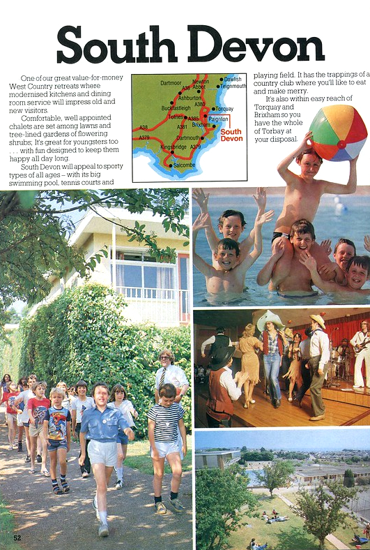 Pontins South Devon 1982 brochure