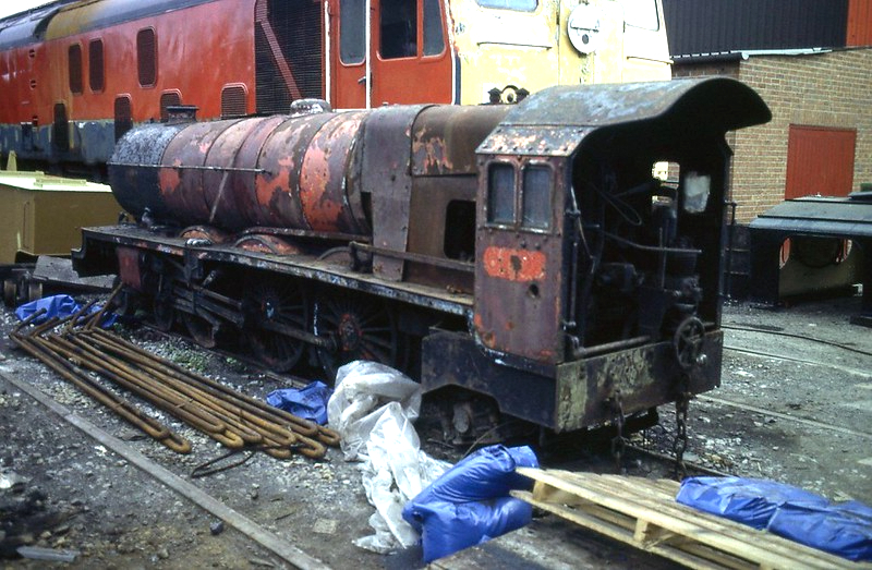 Ex Butlins miniature railway loco at the Midland Railway Centre