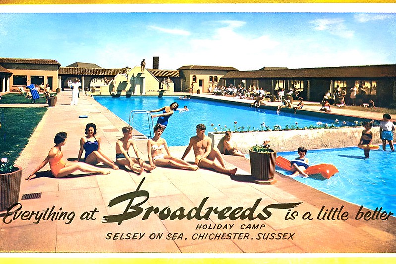 1960s advert for broadreeds holiday camp
