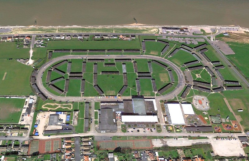 aerial view of Pontins Prestatyn holiday camp