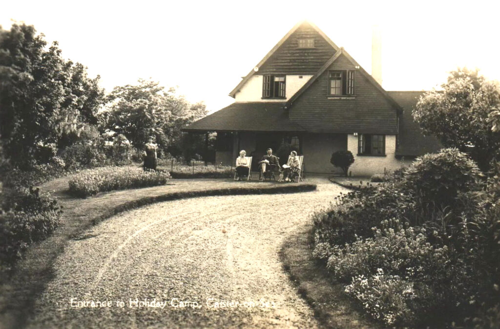 Vintage postcard of Caister Holiday Camp