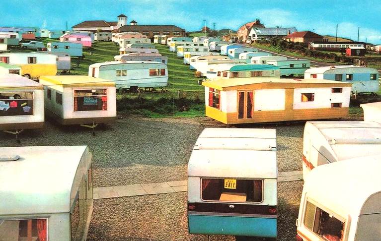 1960s caravans at Wallis cayton bay holiday camp