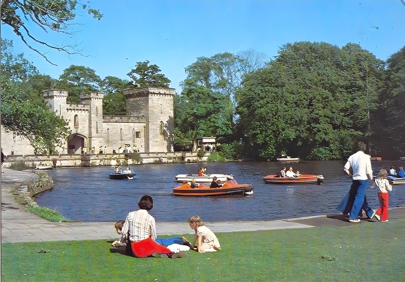Alton towers boating lake 1970s