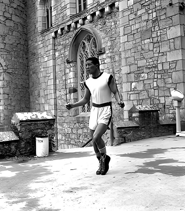 Randolph Turpin at Gwrych Castle