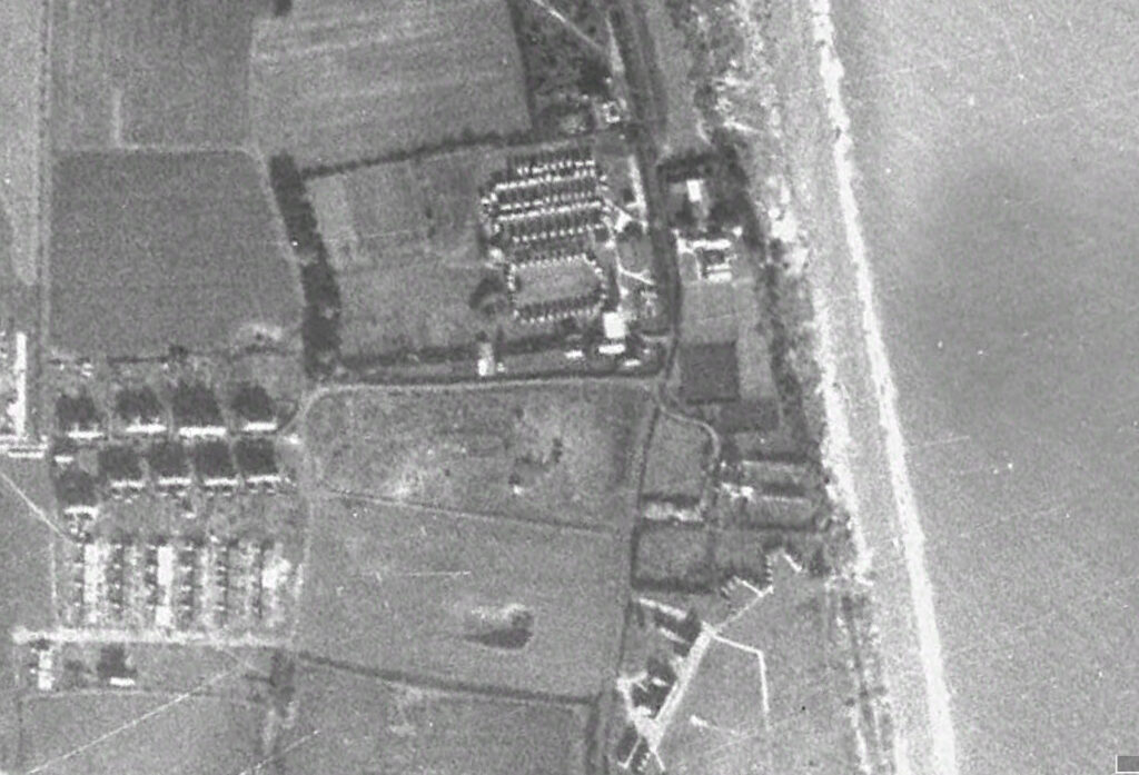 1940s aerial view of Kessingland Holiday Camp