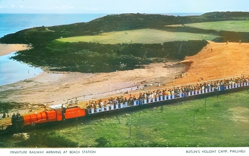 Butlins Pwllheli miniature railway at the beach station