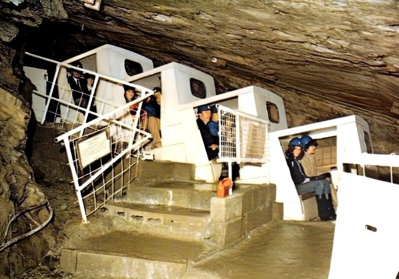 Llechwedd Slate Caverns deep mine tour 