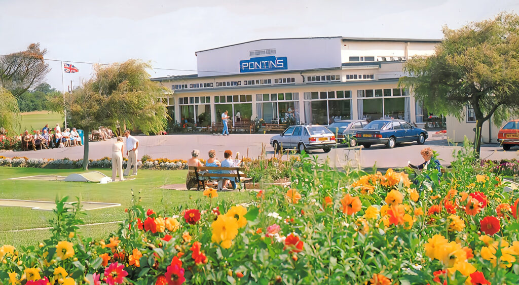 1980s photo of Pontins Sand bay holiday camp