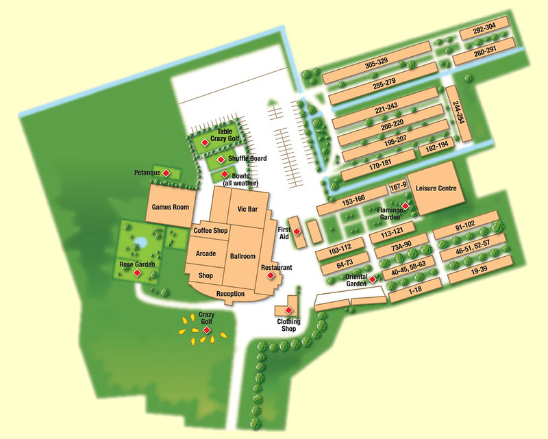 Pontins Sand bay map