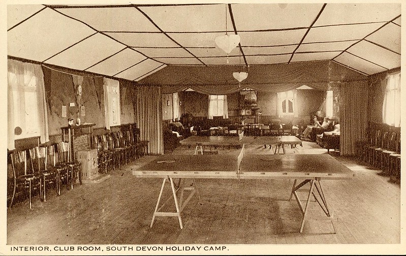 1930s postcard of South Devon holiday camp
