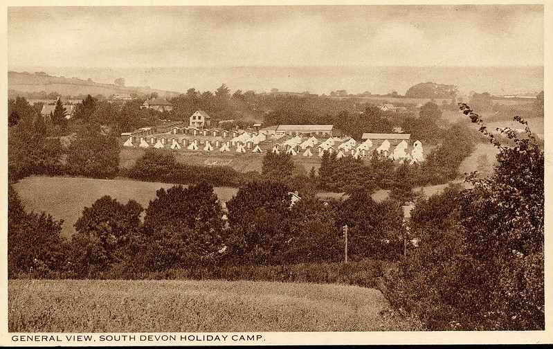 1930s postcard of South Devon holiday camp