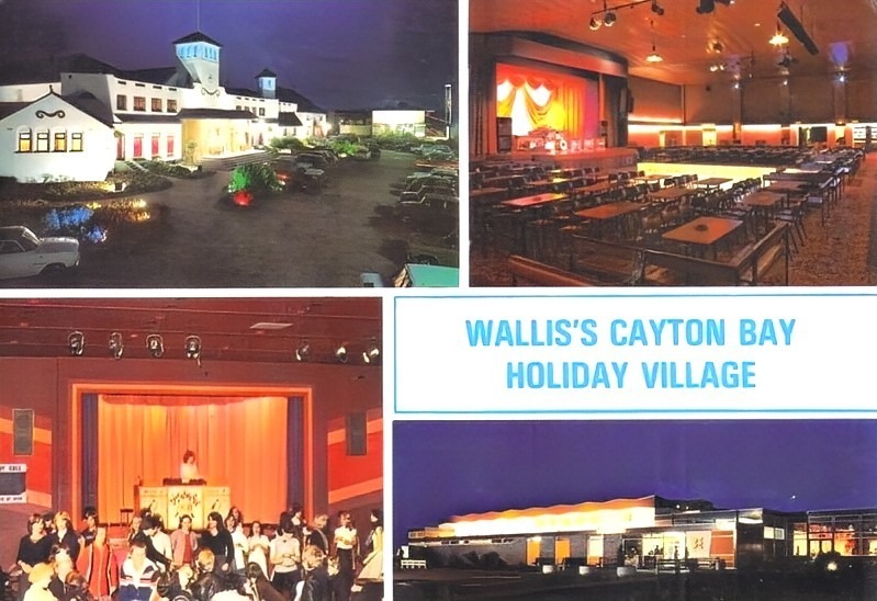 Wallis cayton bay holiday camp multiview postcard