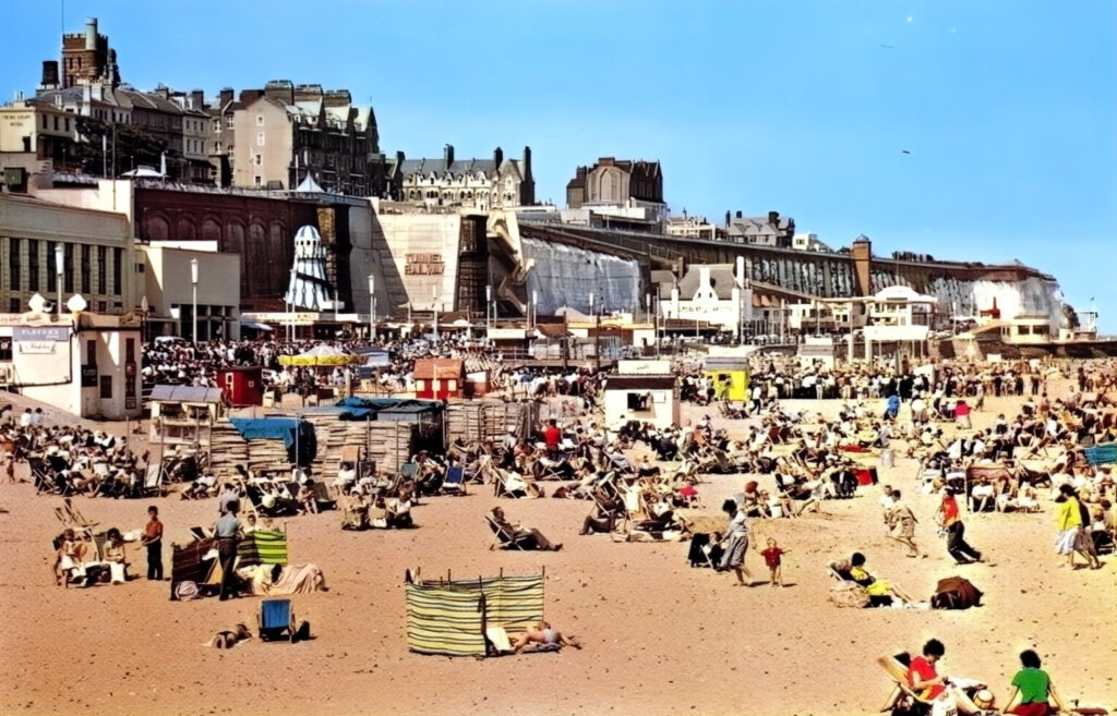 Ramsgate beach and Merrie england