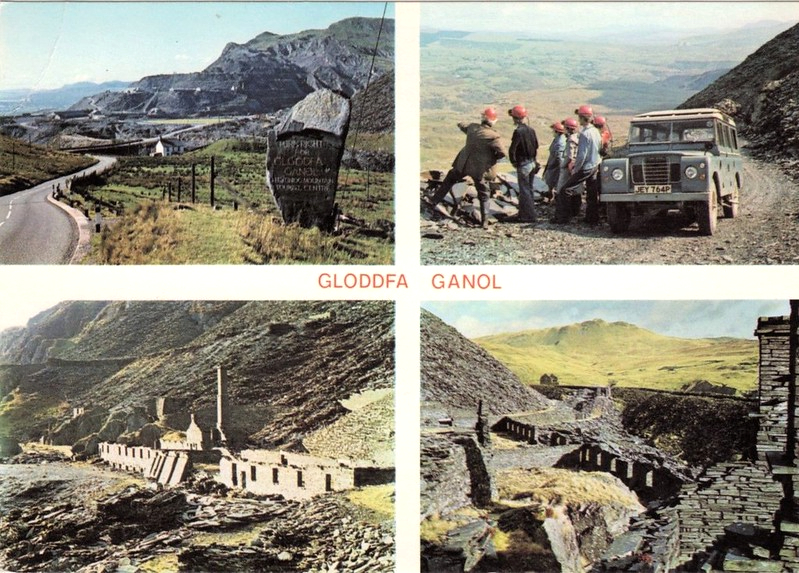 Gloddfa Ganol postcard