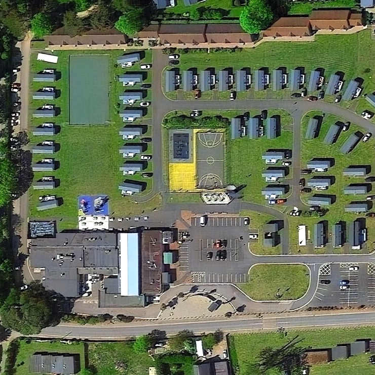 recent aerial view of seacroft holiday camp in hemsby