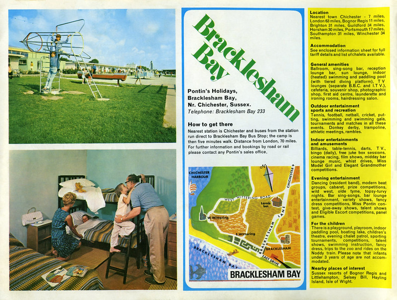 Bracklesham Bay 1972 brochure