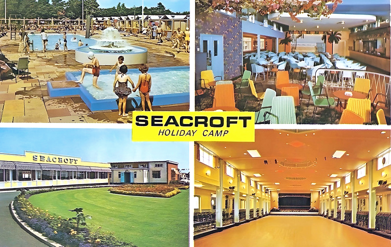 1960s postcard of Pontins Seacroft holiday camp in Hemsby