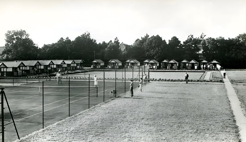 Vintage postcard of Seacroft holiday camp in Hemsby