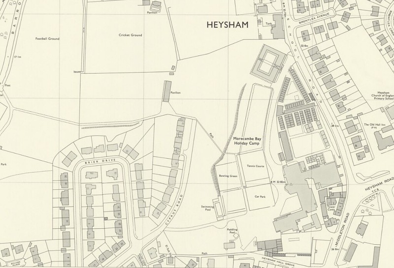 Map of Morecambe Bay Holiday Camp