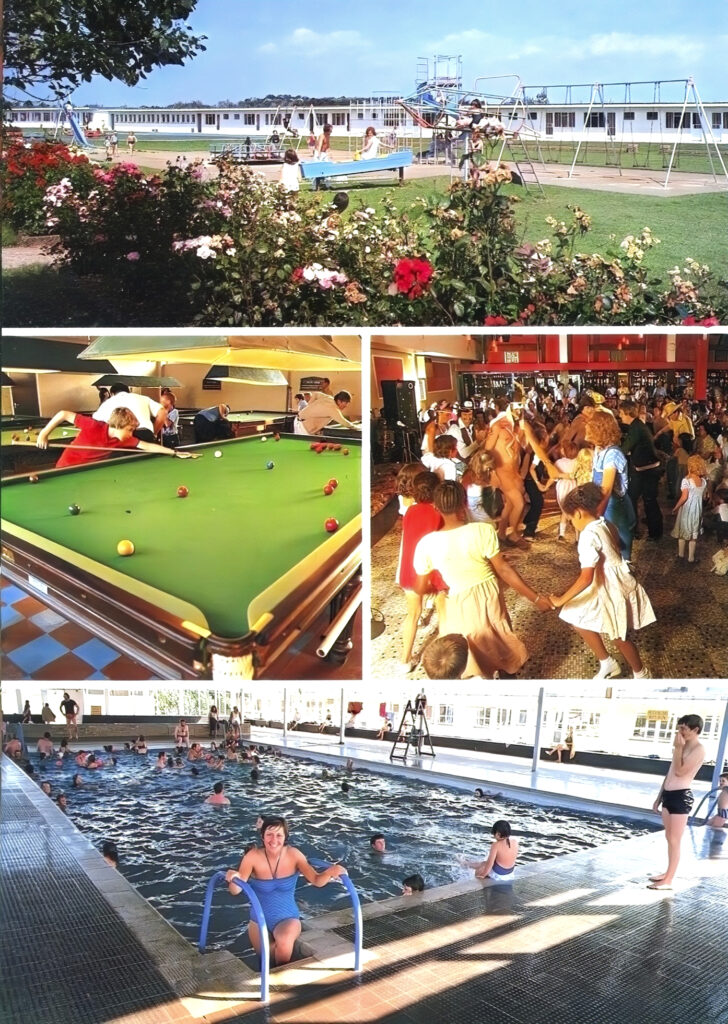 1970s photos showing the Pontins holiday camp in Bracklesham bay