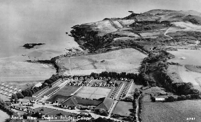 Vintage postcard of Dolphin Holiday Camp, Brixham