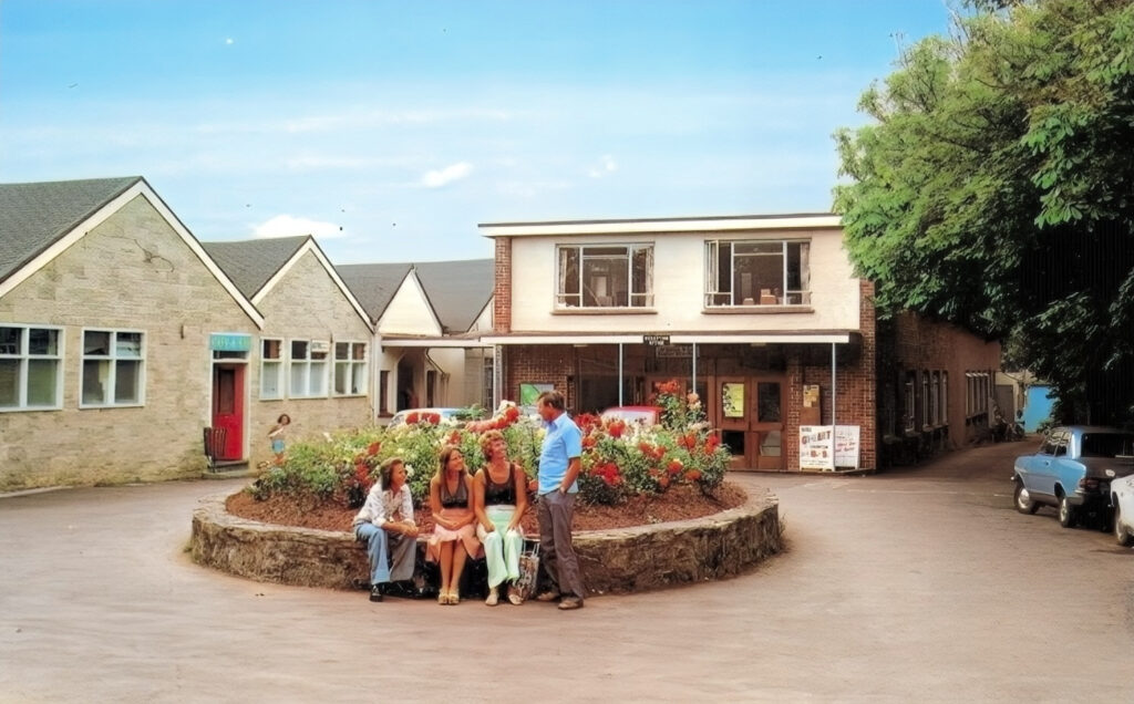 1980s photo of St Mary's Bay Holiday Camp, Brixham