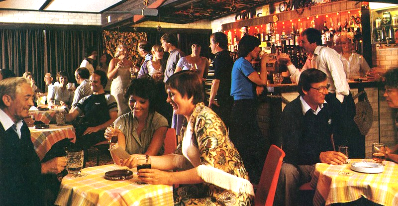 1970s photo of Dolphin Holiday Camp, Brixham