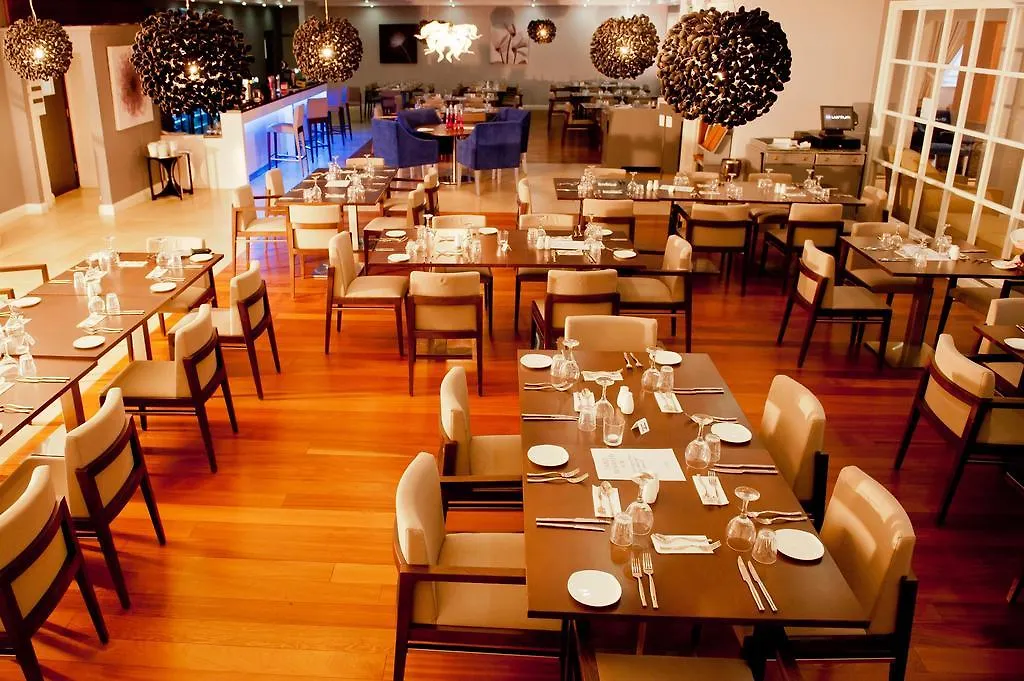 Riviera Hotel, Bowleaze Cove, near Weymouth after refurbishment showing the restaurant