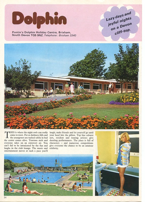 1970s brochure of Dolphin Holiday Camp, Brixham