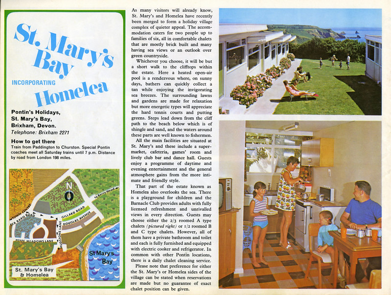 1970s brochure of St Mary's Bay Holiday Camp, Brixham