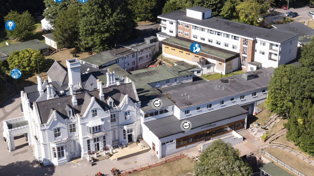 Recent photo of Barton Hall in Torquay