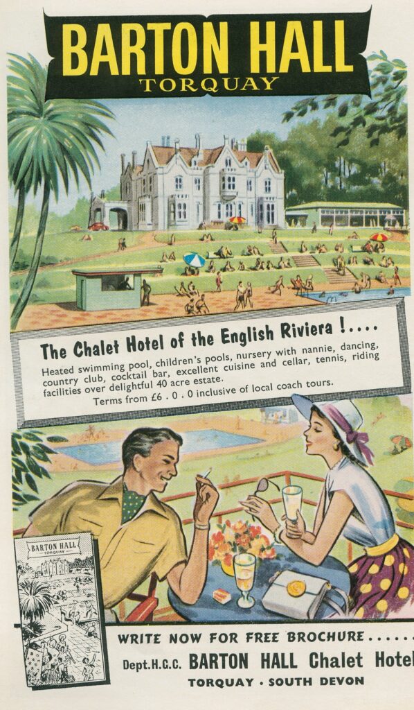 Barton hall 1955 advert